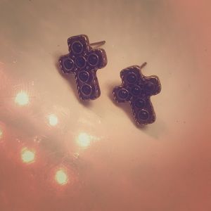 Cross earings